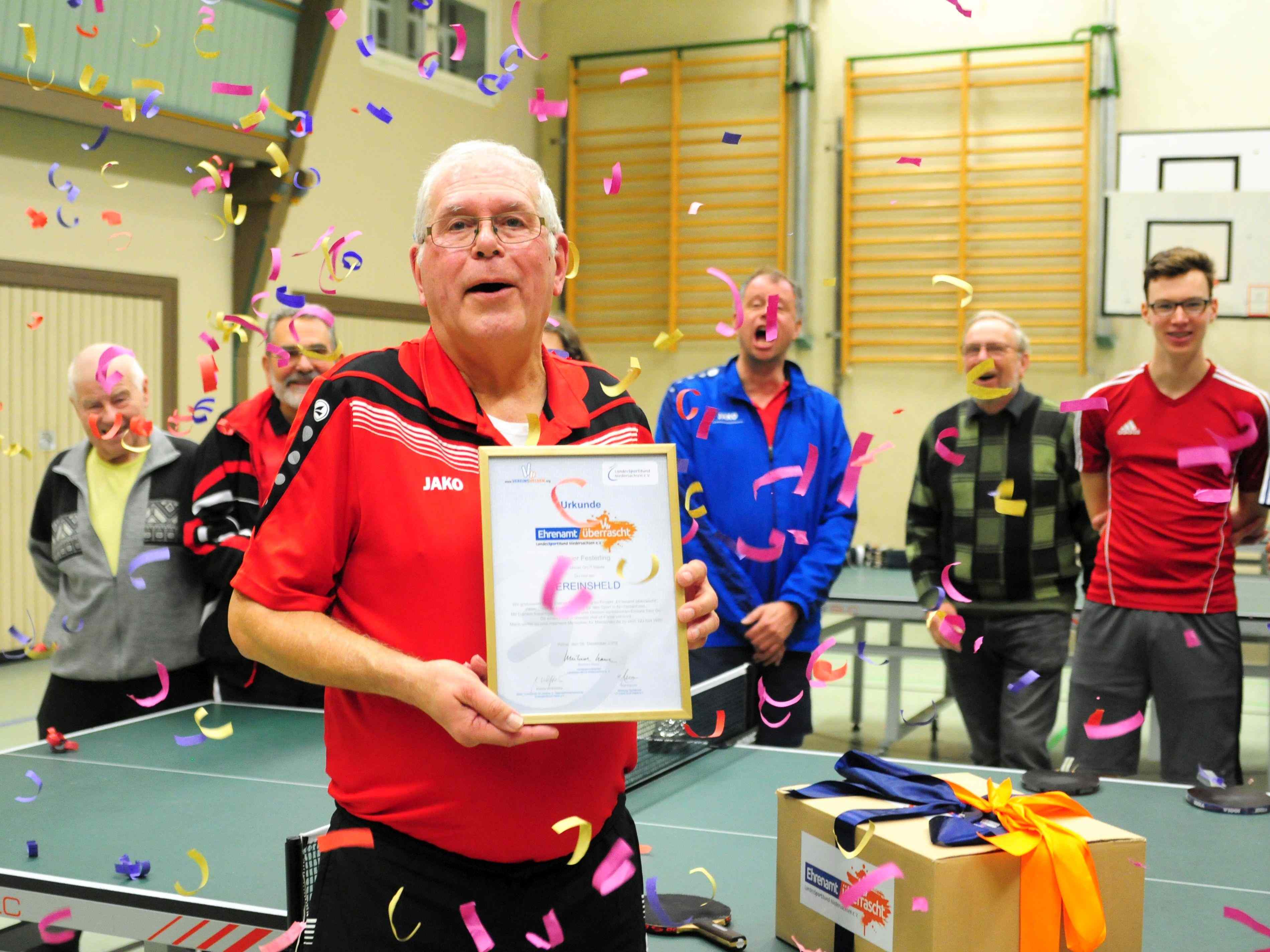 Im Vordergrund: Werner Festerling